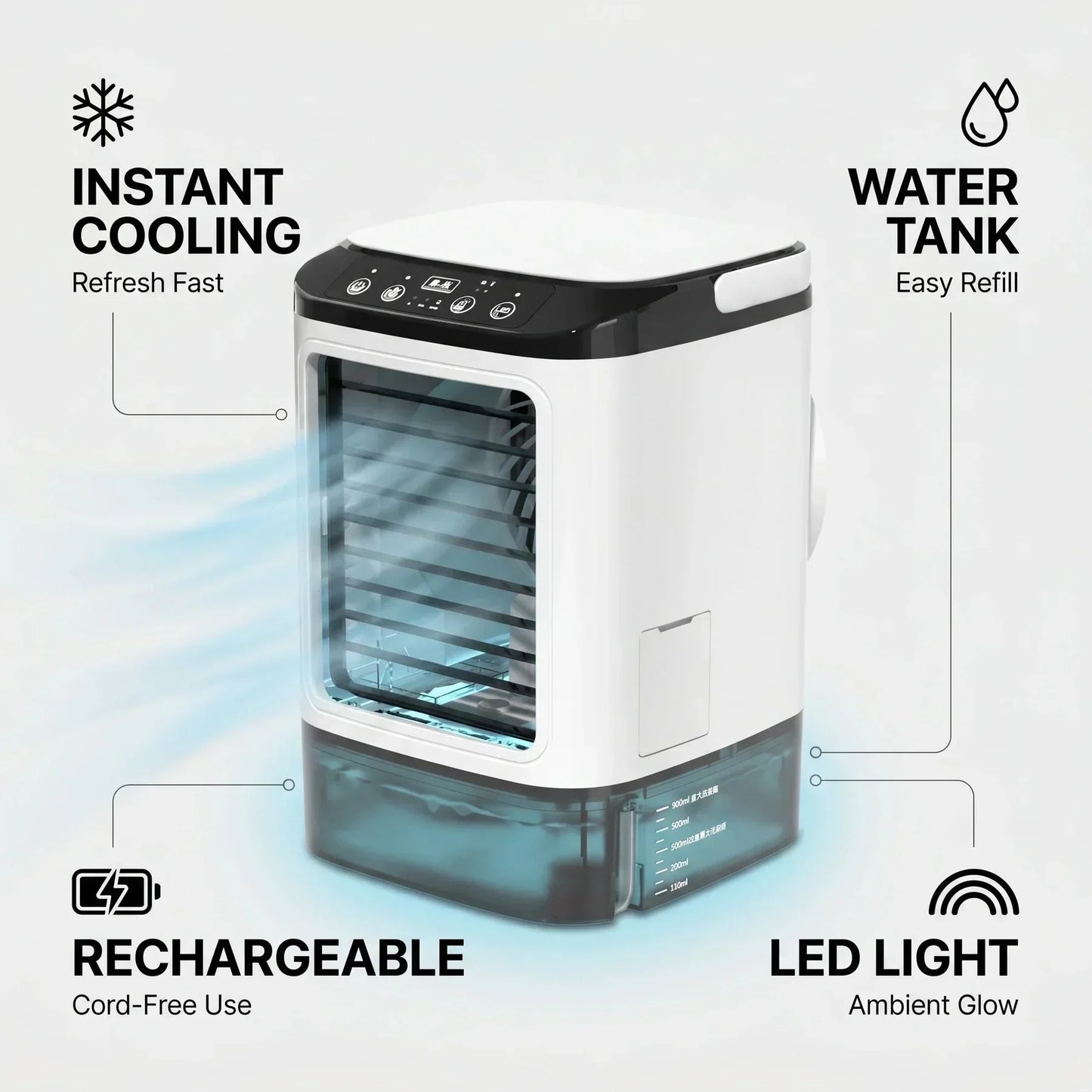 Vale Portable Air Conditioner - styled view