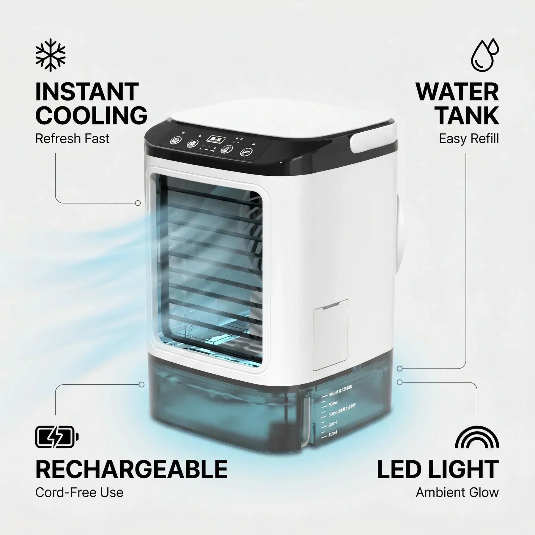 Vale Portable Air Conditioner - styled view