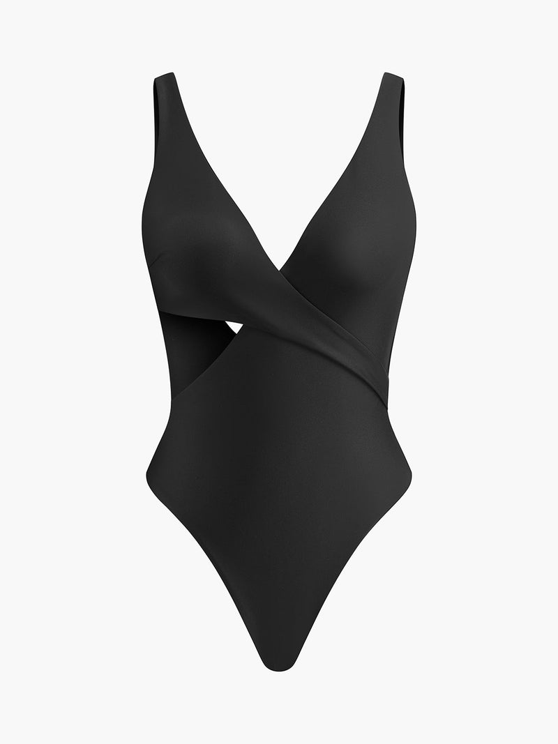 Nora Women's Swimsuit - fabric and finish detail
