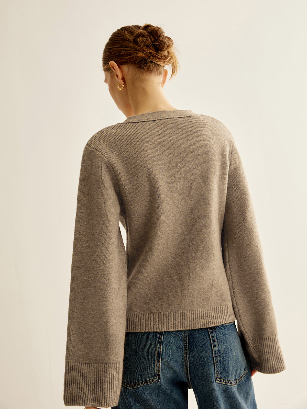 Nora Women's Cardigan - close-up detail