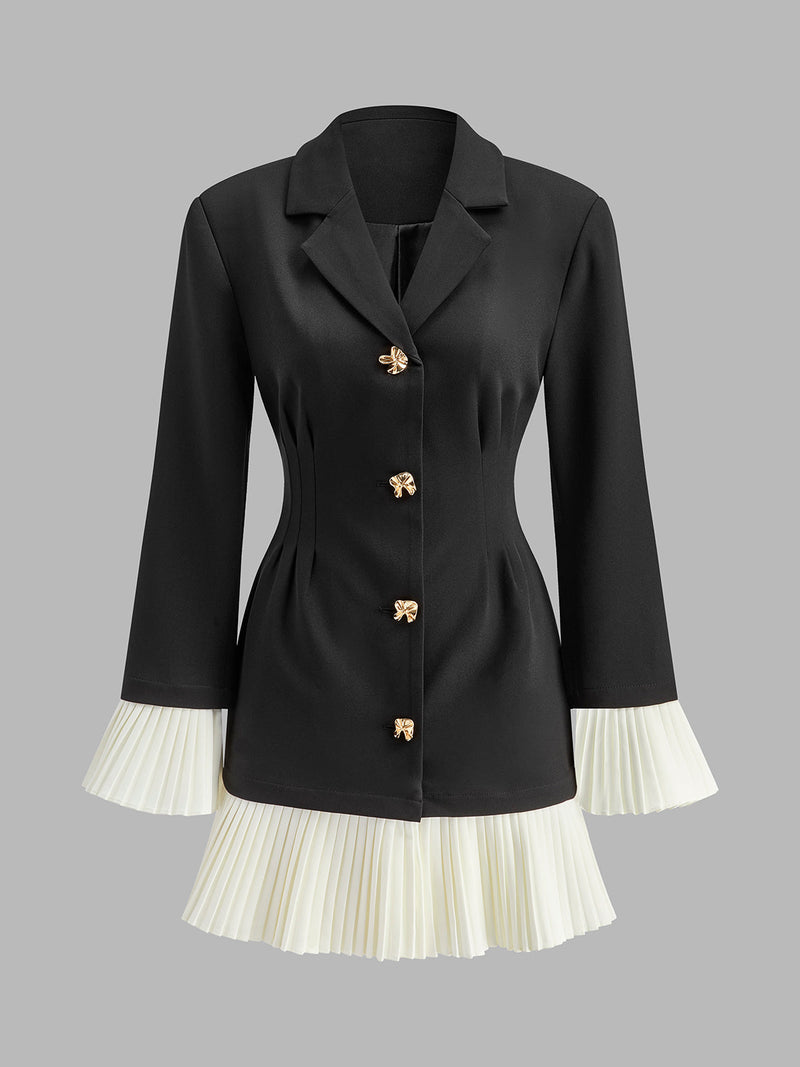 Wren Women's Pleated Dress - flat lay