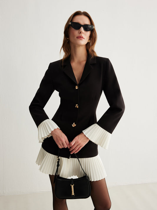 Wren Women's Pleated Dress - front view
