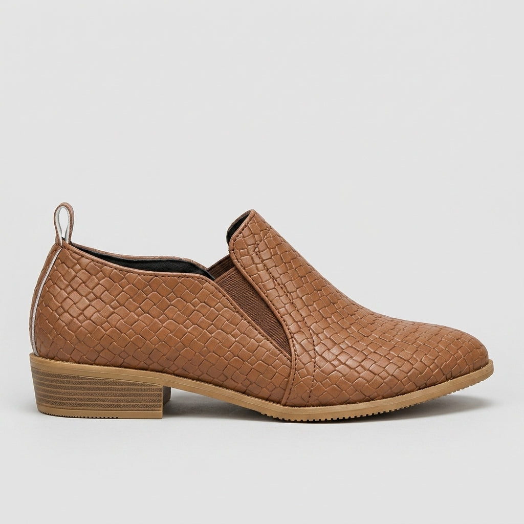 Dahlia Women's Block Heel Ankle Boots - back view
