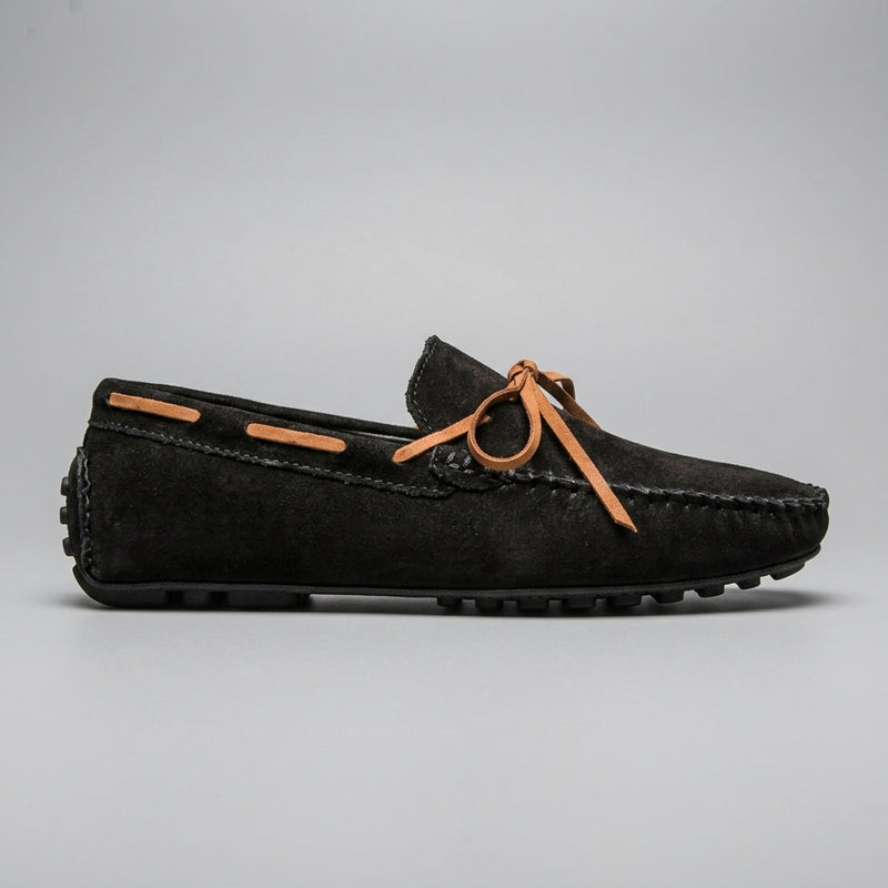 Hollis Men's Suede Loafers - flat lay