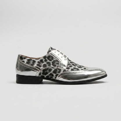 Cormac Men's Leopard Loafers - back view