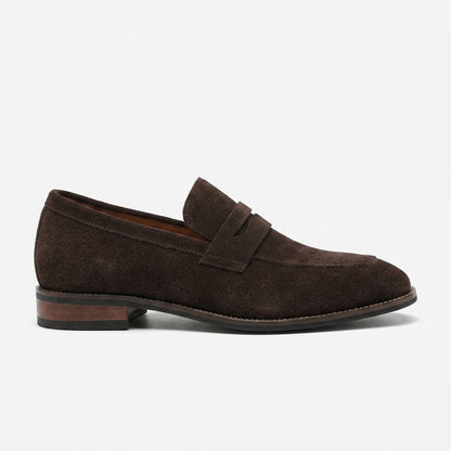 Vance Men's Suede Loafers - full-length view