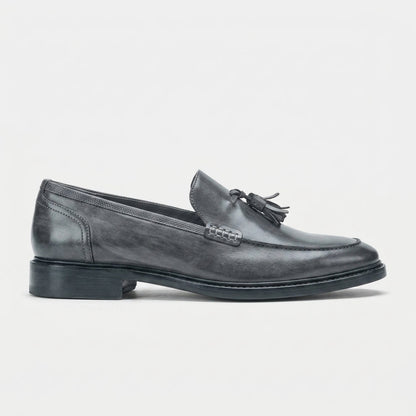 Flynn Men's Loafers - fabric and finish detail