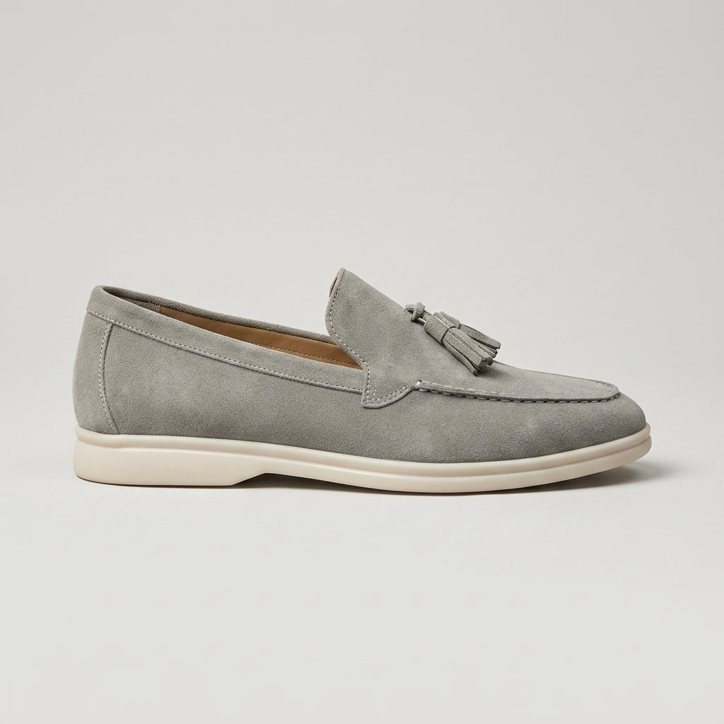 Bruno Men's Suede Loafers - back view