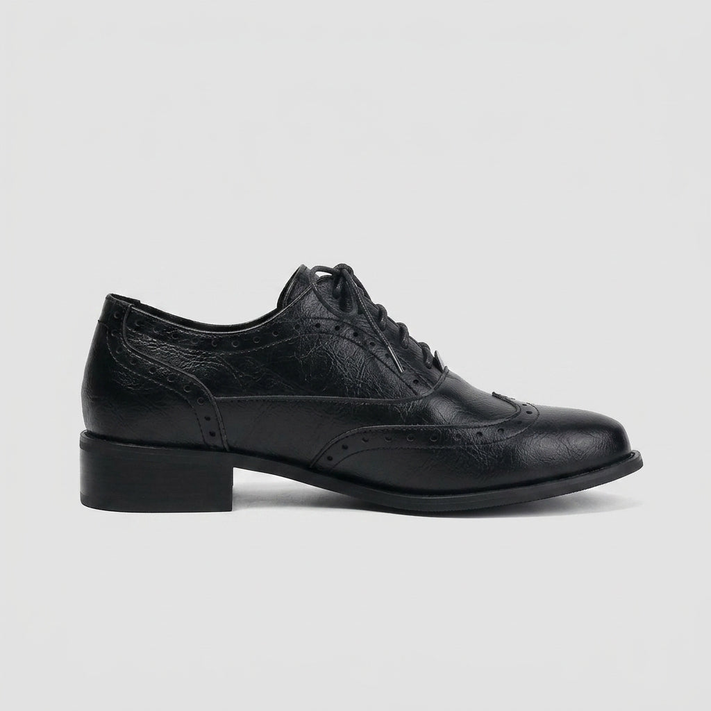 Greta Women's Block Heel Oxfords - back view