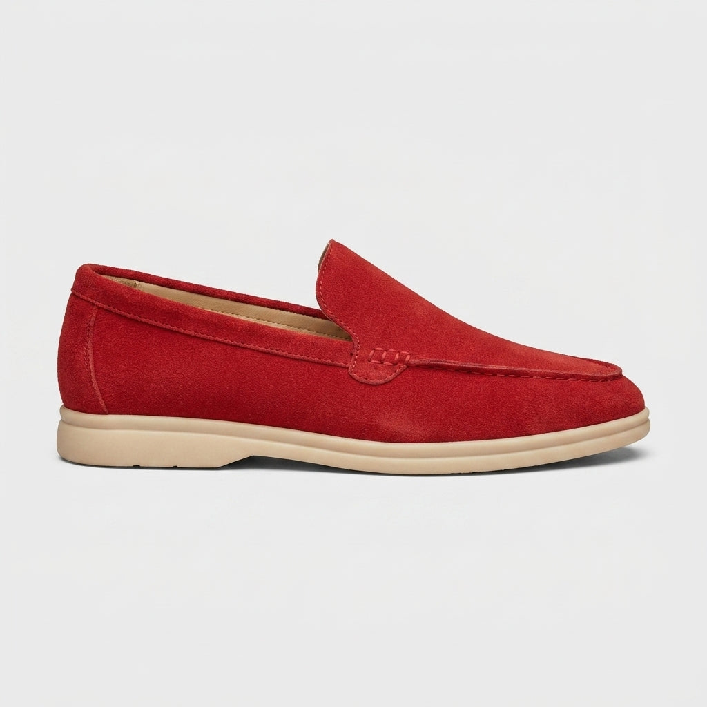 Sawyer Men's Suede Loafers - full-length view