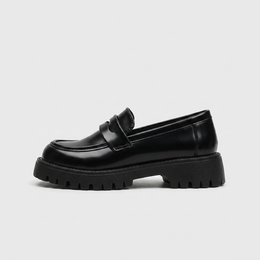 Mira Women's Platform Oxfords - full-length view