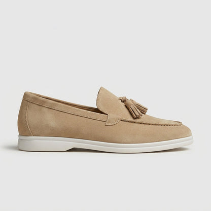 Bruno Men's Suede Loafers - full-length view