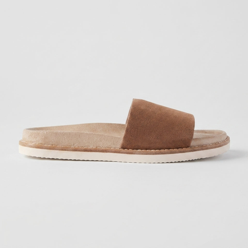 Isaac Men's Suede Sandals - back view