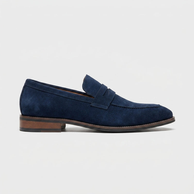 Tobias Men's Suede Loafers - full-length view