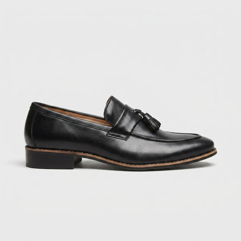 Bruno Men's Loafers - fabric and finish detail