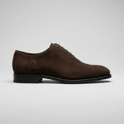 Reuben Men's Suede Oxfords - back view