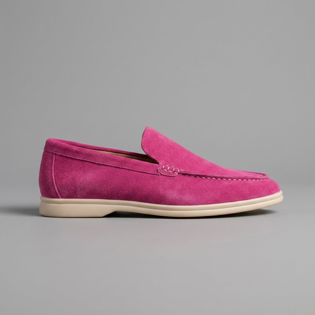 Sawyer Men's Suede Loafers - close-up detail