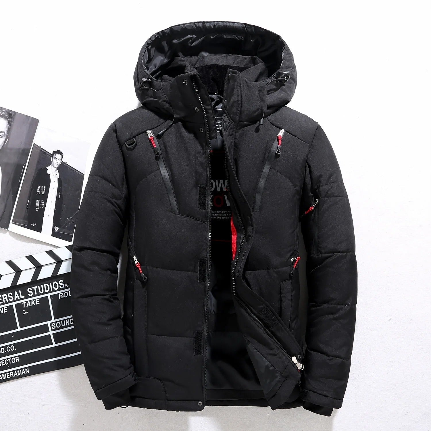 Auden Men's Puffer Jacket - full-length view