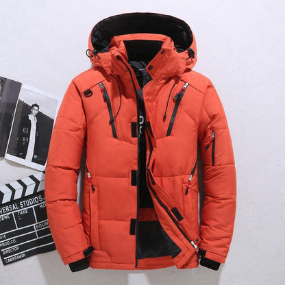 Auden Men's Puffer Jacket - styled view