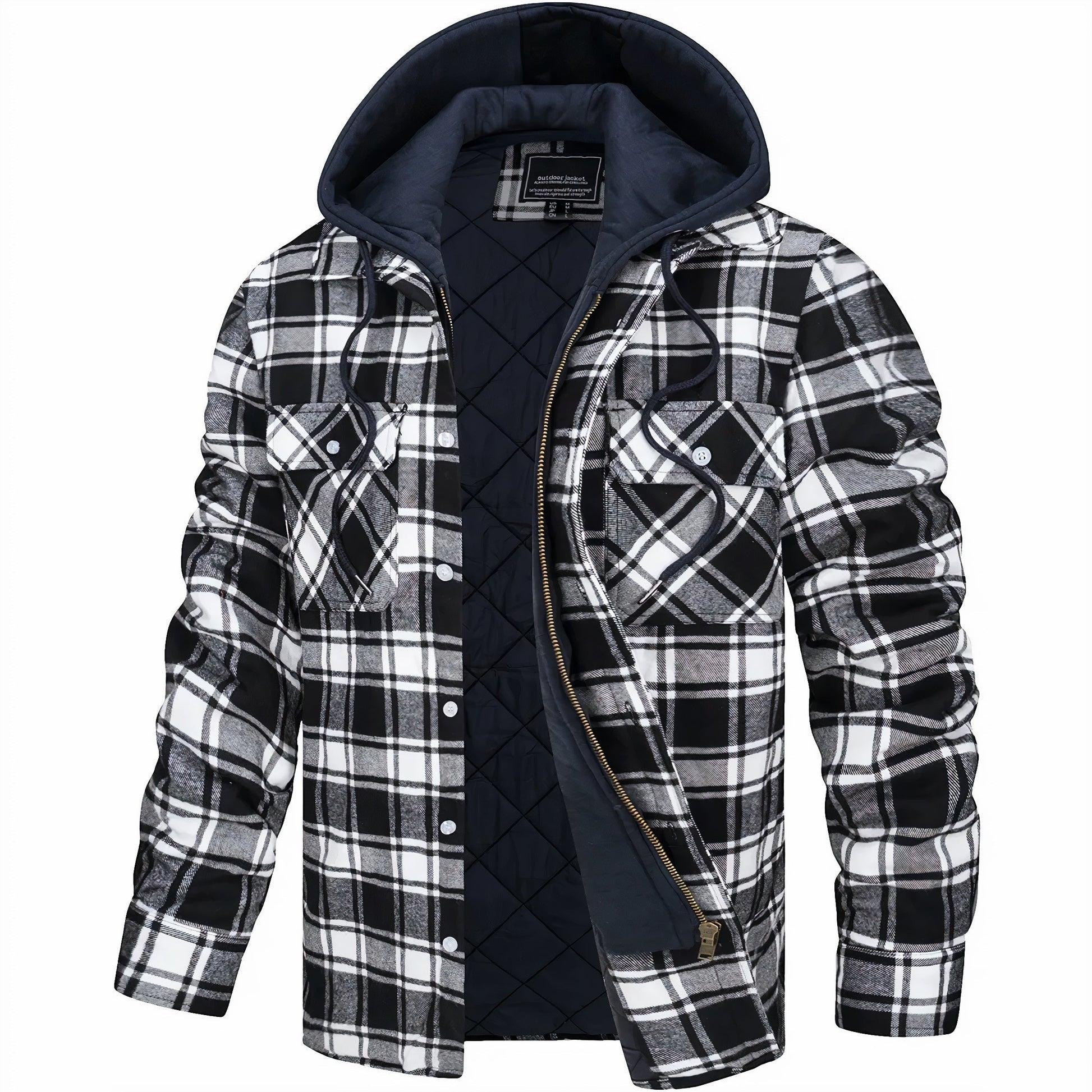 Kester Men's Plaid Jacket - back view