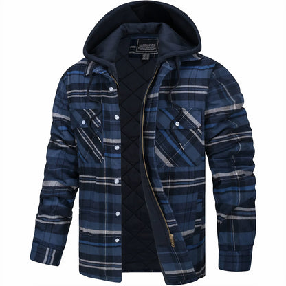 Kester Men's Plaid Jacket - close-up detail