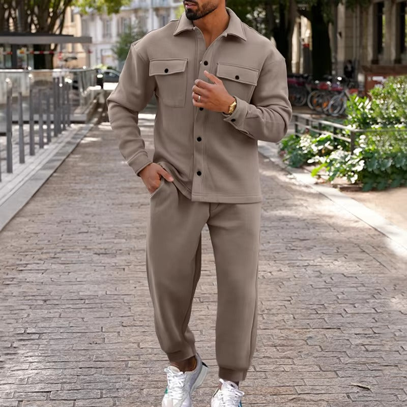 Orson Men's Suede Jacket - shown in use