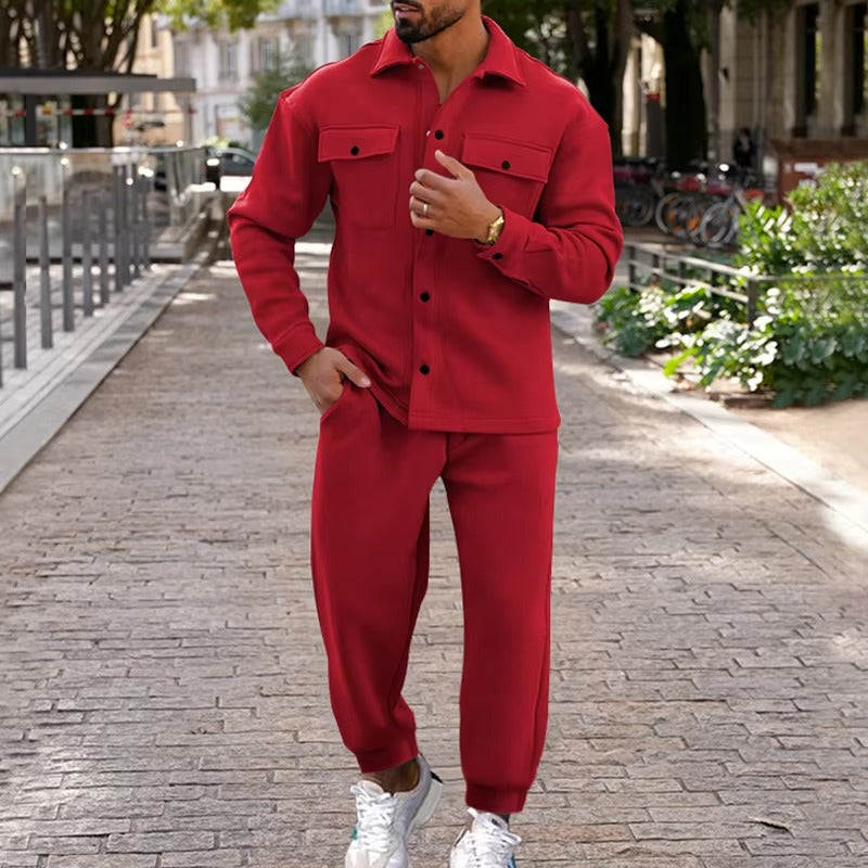 Orson Men's Suede Jacket - front view