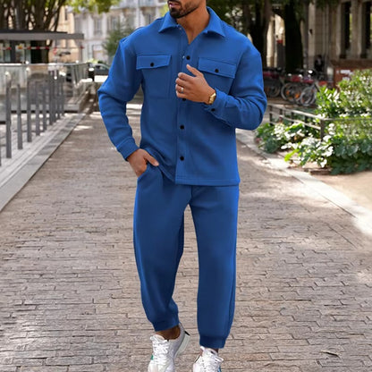 Orson Men's Suede Jacket - styled view