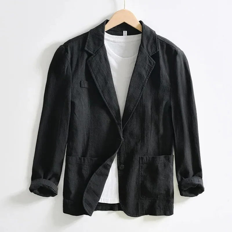 Delphine Women's Blazer - fabric and finish detail