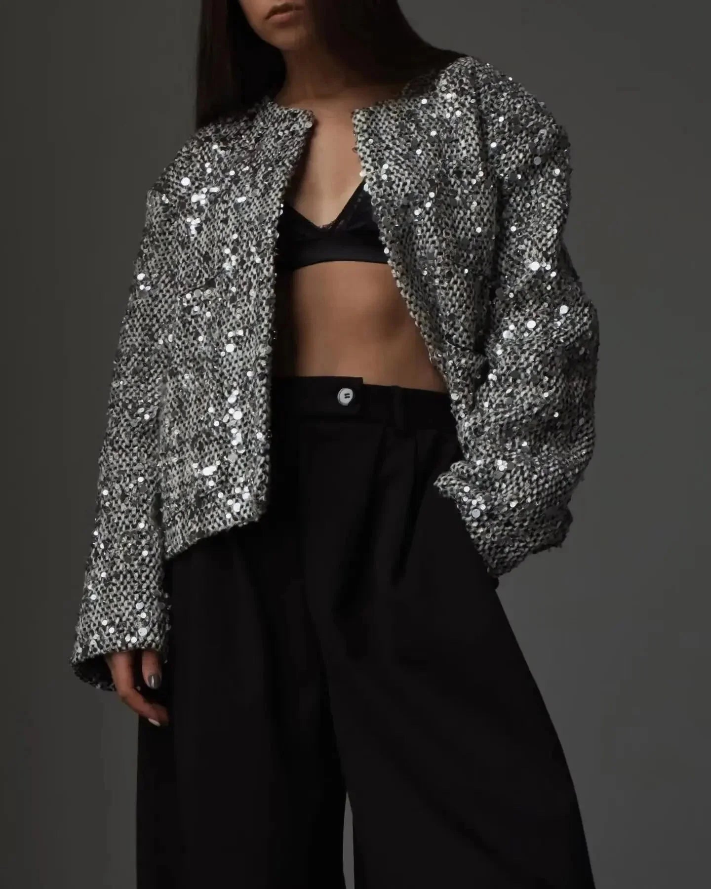Bijou Women's Blazer - fabric and finish detail