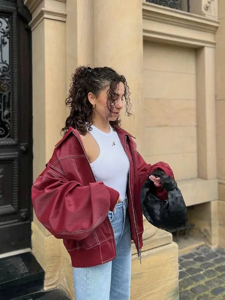 Mabel Women's Oversized Blazer - styled view