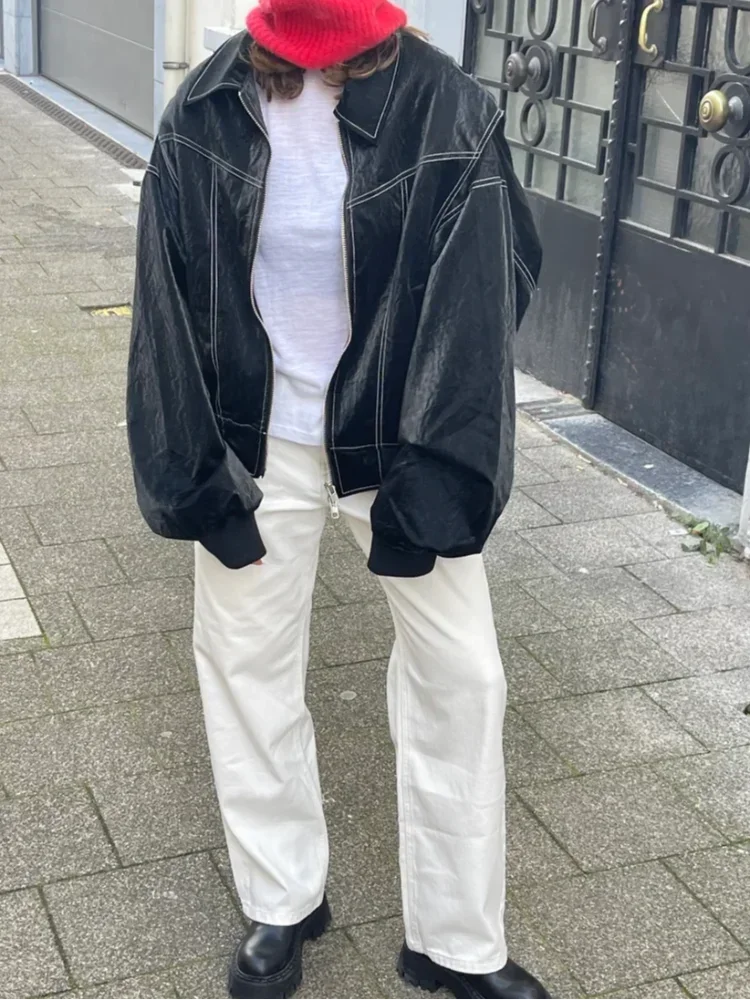 Mabel Women's Oversized Blazer - flat lay