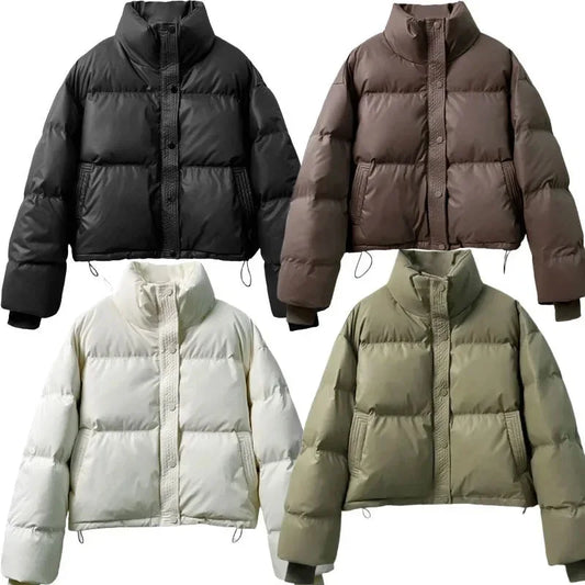 Clara Women's Puffer Jacket - styled view