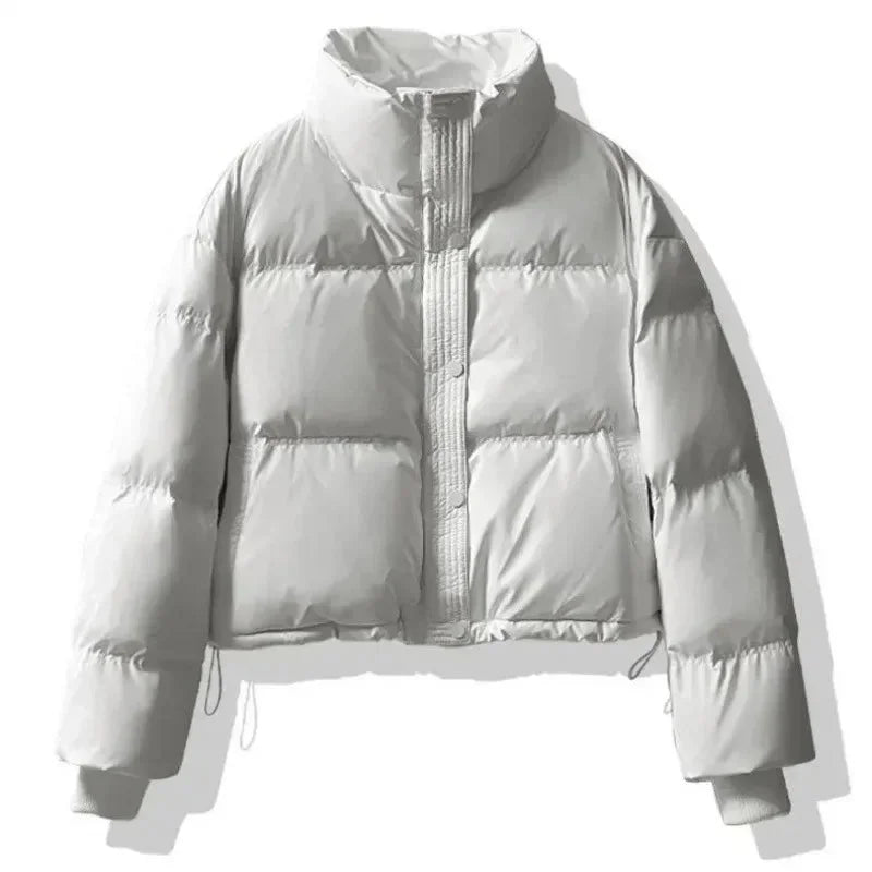 Clara Women's Puffer Jacket - shown in use