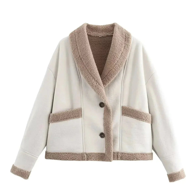 Astrid Women's Suede Blazer - full-length view