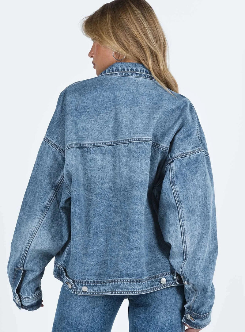 Alba Women's Oversized Blazer - full-length view