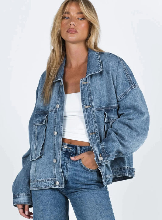 Alba Women's Oversized Blazer - styled view