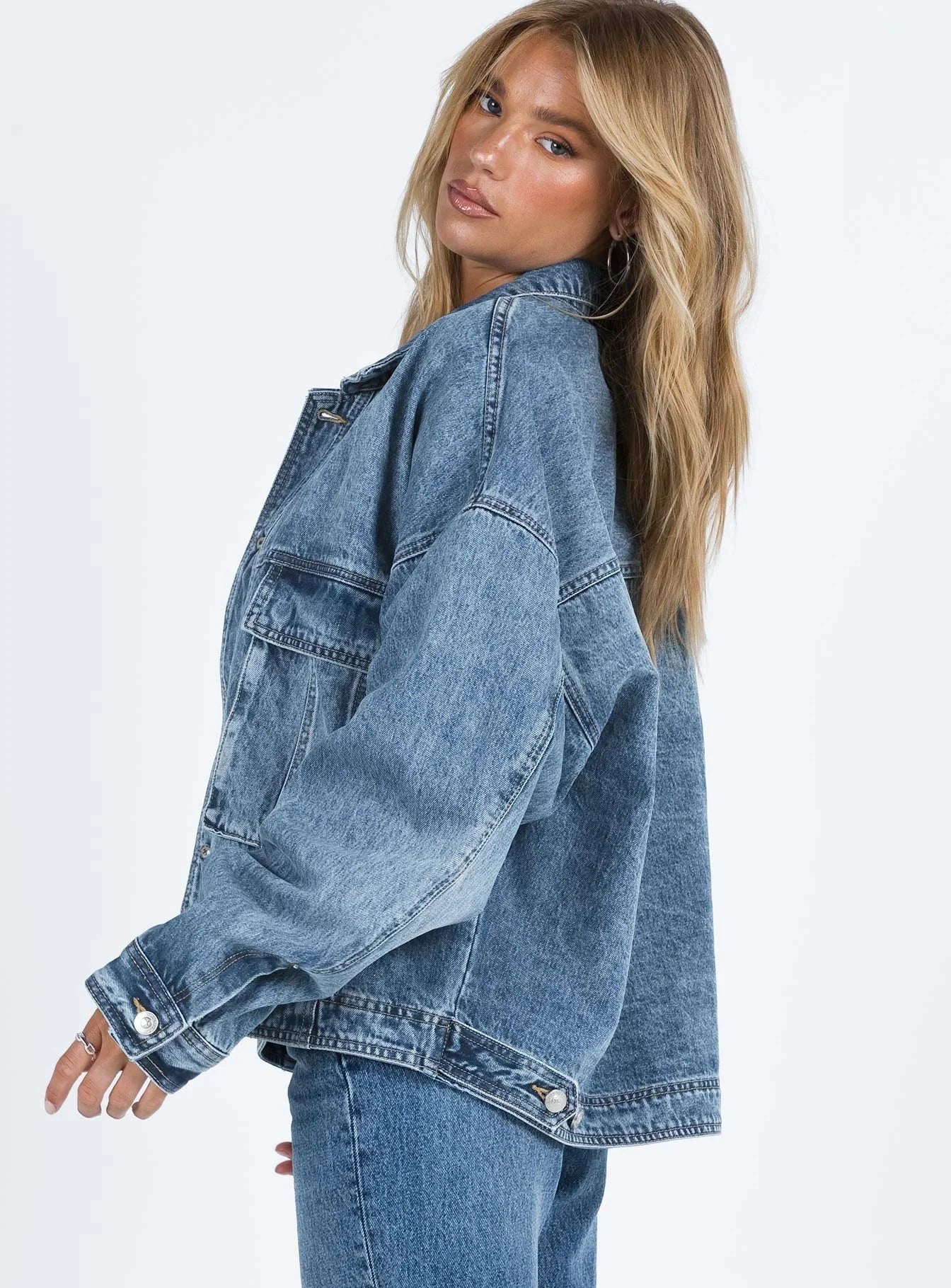 Alba Women's Oversized Blazer - back view