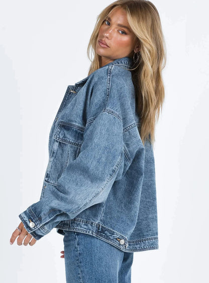 Alba Women's Oversized Blazer - back view