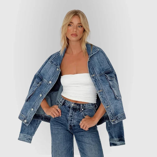 Alba Women's Oversized Blazer - front view
