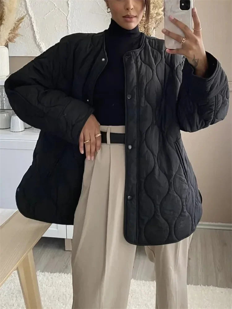 Anouk Women's Oversized Blazer | Quilted