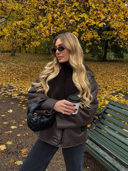 Rosa Women's Oversized Blazer - styled view