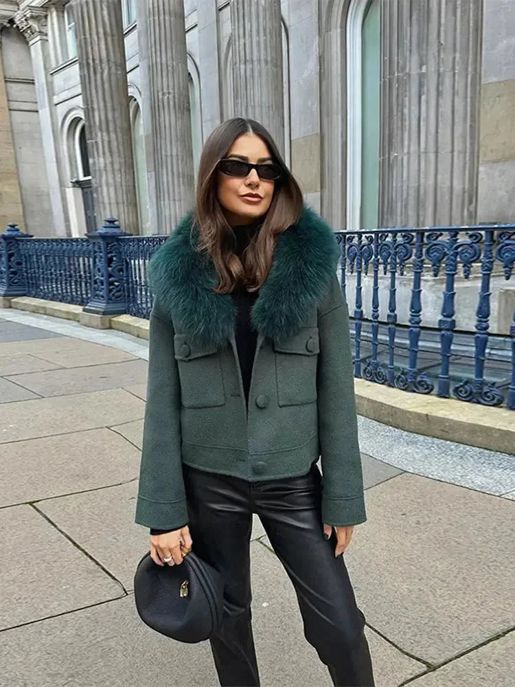 Cosima Women's Blazer | Faux Fur