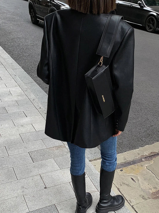 Rosa Women's Oversized Blazer - styled view