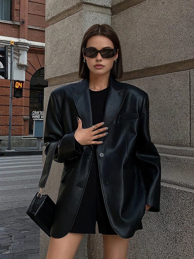 Rosa Women's Oversized Blazer - full-length view