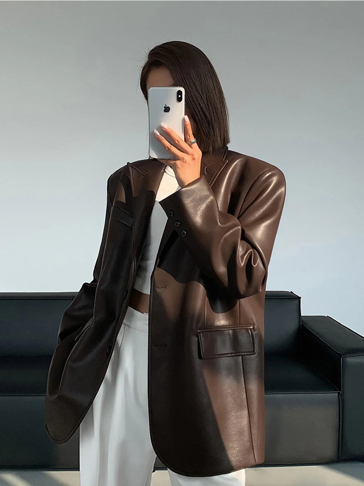 Rosa Women's Oversized Blazer - shown in use