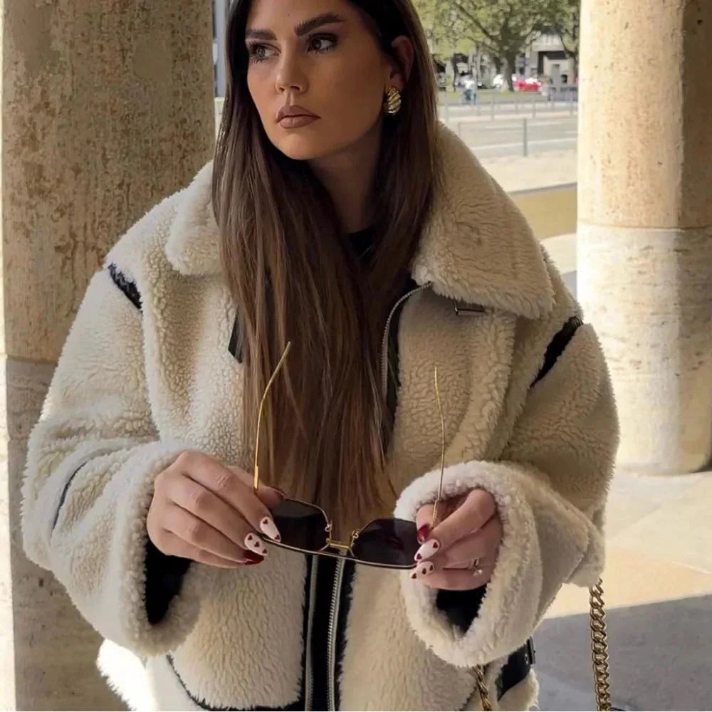Elise Women's Oversized Blazer - full-length view