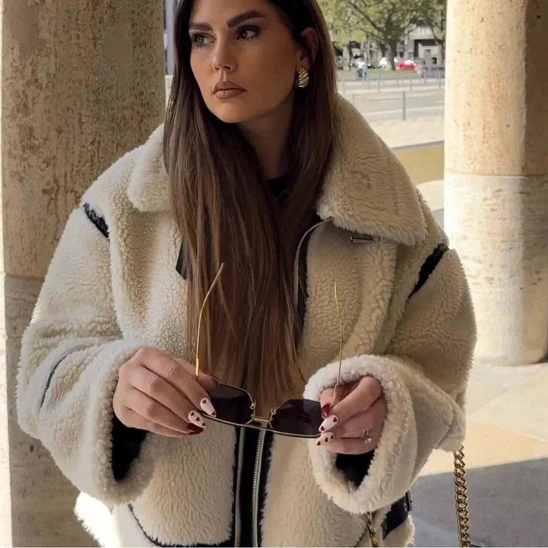 Elise Women's Oversized Blazer - full-length view