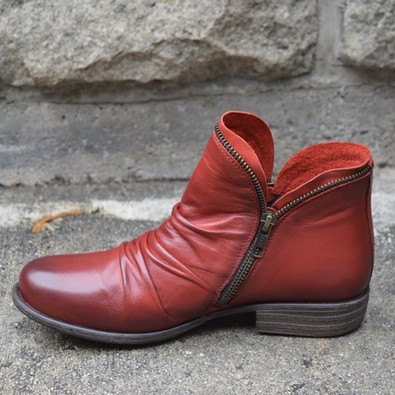 Beatrix Women's Ankle Boots - fabric and finish detail