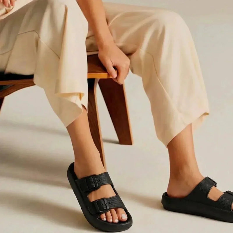 Uma Women's Platform Sandals - front view